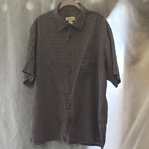 Joseph & Feiss Men's Dark Brown Checkered Shirt